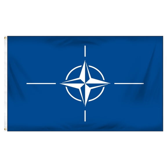 Trade Winds 3x5 NATO Nato Flag 3'x5' House Banner Brass Grommets Super Polyester Premium