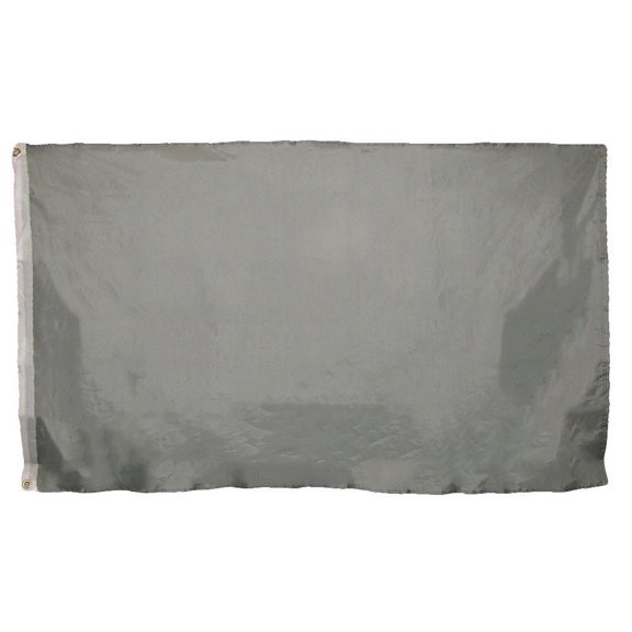 Trade Winds 3x5 Solid Plain Grey Gray Flag House Banner Grommets Super Polyester 100D