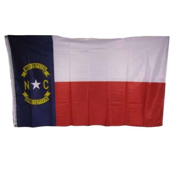 Trade Winds 3x5 State of North Carolina NC Knitted Nylon Premium Flag 3'x5' Grommets
