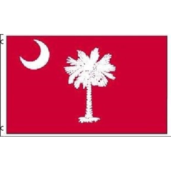 Trade Winds 3x5 State of South Carolina SC Red Flag 3'x5' Banner Brass Grommets