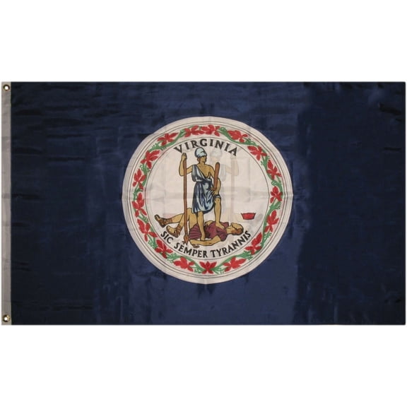 Trade Winds 3x5 State of Virginia Flag Banner Super Polyester Premium Fade Resistant 100D