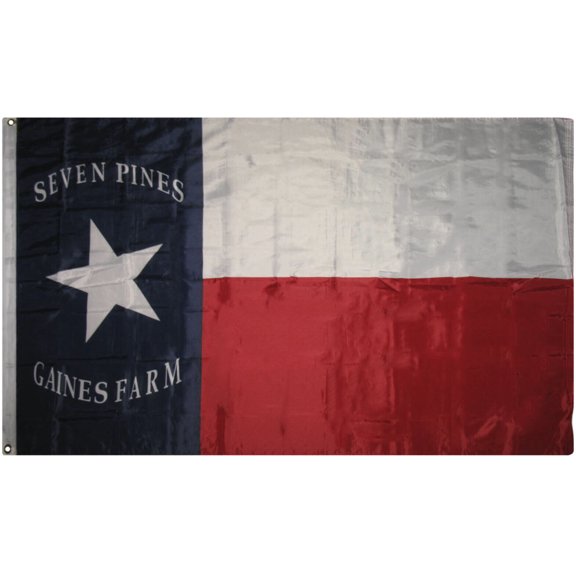 Trade Winds 3x5 Texas Hoods Brigade Seven Pines Gaines Farm 3x5 Flag Banner indoor/outdoor