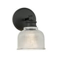 thumbnail image 1 of Trade Winds Addison 1-Light Wall Sconce in Matte Black, 1 of 5