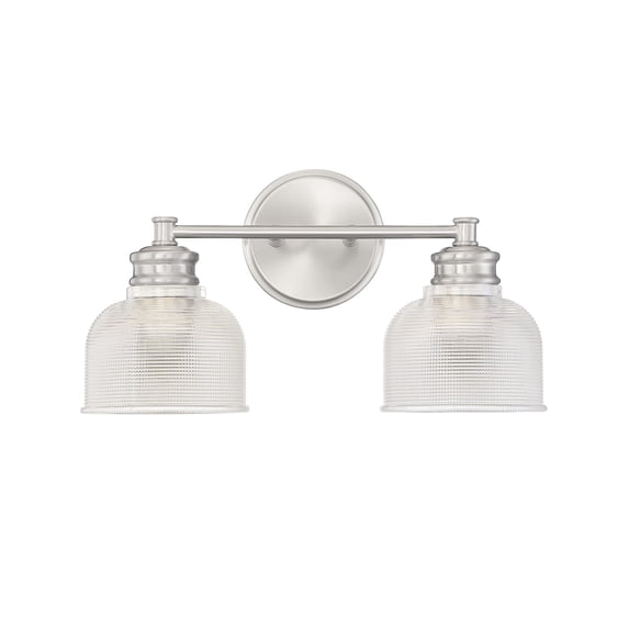 Trade Winds Addison 2-Light Bathroom Vanity Light in Brushed Nickel