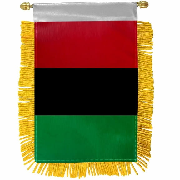 Trade Winds Afro American Africa 4"x6" Mini Window Banner BLACK HISTORY MONTH Flag 100D