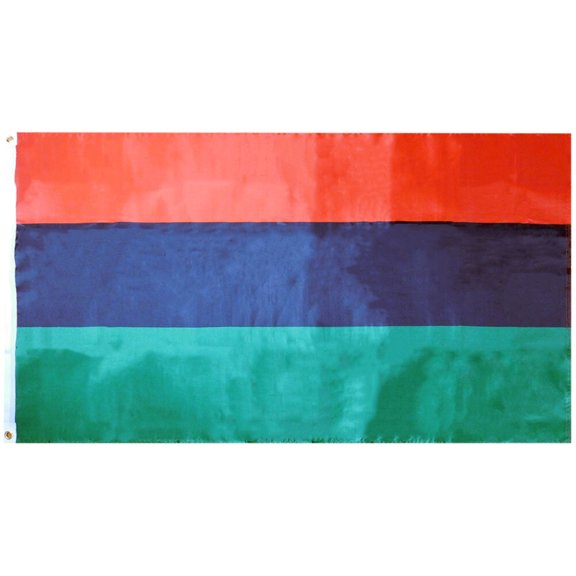 Trade Winds Afro American Plain Premium Waterproof Polyester Flag 3'x5' 3x5 Durable Bold