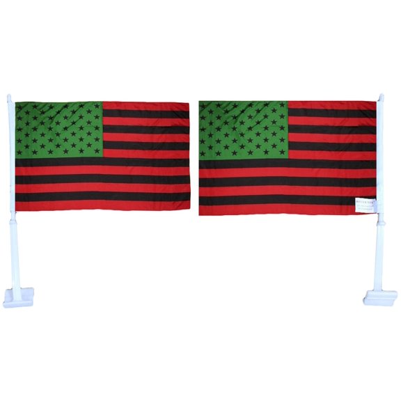 Trade Winds Afro American USA BLACK HISTORY MONTH 12"x18" Double Sided Car Vehicle Flag