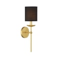 thumbnail image 1 of Trade Winds April 1-Light Wall Sconce in True Gold, 1 of 6