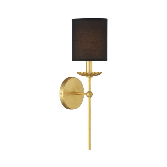 Trade Winds April 1-Light Wall Sconce in True Gold