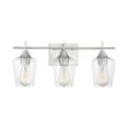 thumbnail image 1 of Trade Winds Aria 3-Light Bath Vanity Light in a Satin Nickel Finish, 1 of 5