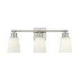 thumbnail image 1 of Trade Winds Billie 3-Light Bathroom Vanity Light in Brushed Nickel, 1 of 6
