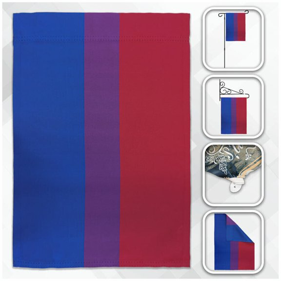 Trade Winds Bisexual Garden Flag 12x18in Rainbow Pride Garden Flag Bi Pride LGBT LGBTQIA