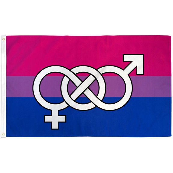 Trade Winds Bisexual Symbol Flag 2x3ft Rainbow Pride Flag LGBT Bi Pride Flag 100D
