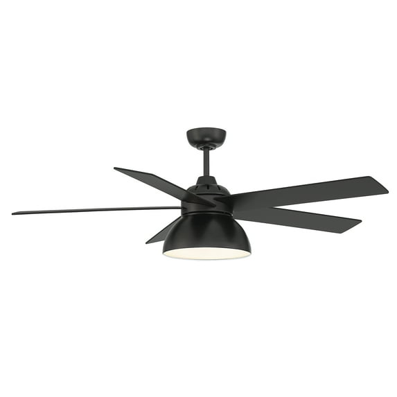 Trade Winds Camilla 52" LED Ceiling Fan in Matte Black