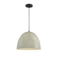 thumbnail image 1 of Trade Winds Carson Concrete Pendant Light in Matte Black, 1 of 6