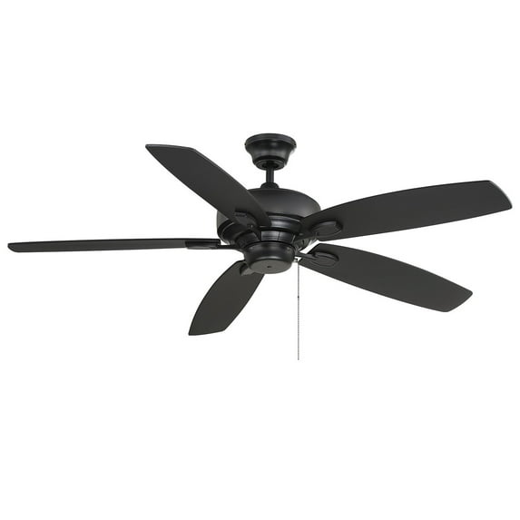 Trade Winds Carter 52" Ceiling Fan in Matte Black