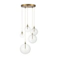 thumbnail image 1 of Trade Winds Ethan 5-Light Pendant in Natural Brass, 1 of 5