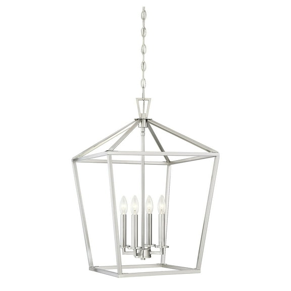 Trade Winds Falmouth 4-Light Pendant in Brushed Nickel
