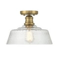 thumbnail image 1 of Trade Winds Finn 1-Light Ceiling Light in Natural Brass, 1 of 4