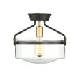 thumbnail image 1 of Trade Winds Gardner Semi-Flush Mount Ceiling Light in Oil Rubbed Bronze, 1 of 6