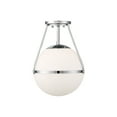 thumbnail image 1 of Trade Winds Hammond Semi-Flush Mount Ceiling Light in Chrome, 1 of 6