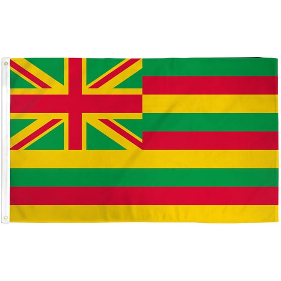 Trade Winds Hawaiian Heritage Flag 3x5ft Hawaii State Banner Flag Kanaka Maoli Hawaii Flag