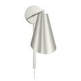 thumbnail image 1 of Trade Winds Jenna 1-Light Wall Sconce in Polished Nickel, 1 of 1