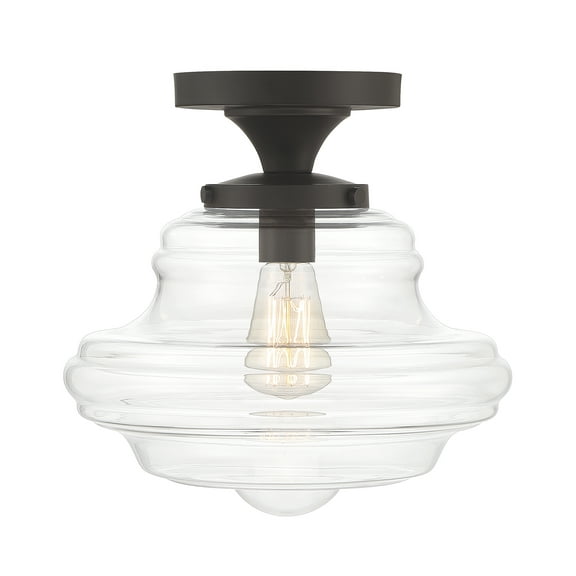 Trade Winds Jordan 1-Light Ceiling Light in Oil Rubbed Bronze