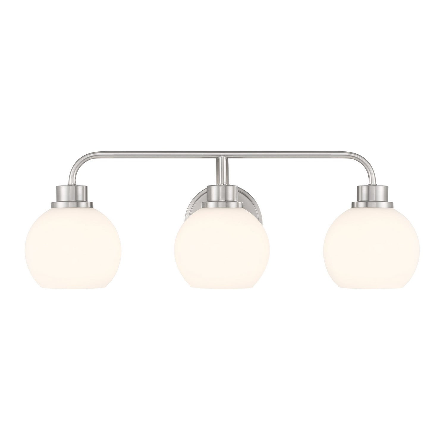Bathroom Vanity Light in Brushed Nickel