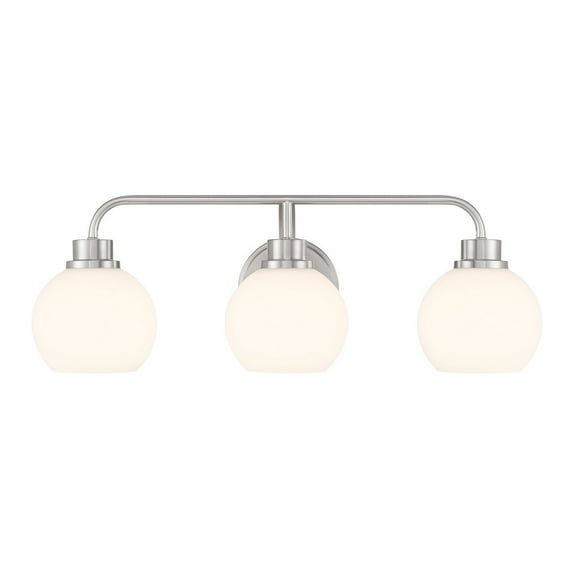 Bathroom Vanity Light in Brushed Nickel