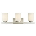 thumbnail image 1 of Trade Winds Kingston 3-Light Bathroom Vanity Light in Brushed Nickel, 1 of 5