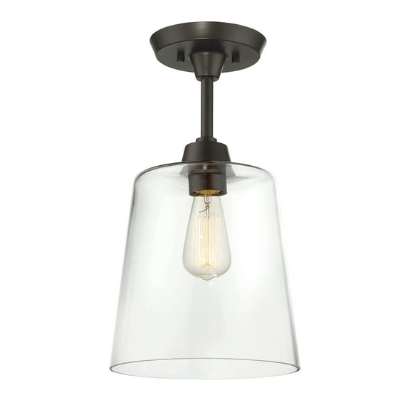 Trade Winds Lighting 1-Light Ceiling Light In Oil Rubbed Bronze