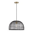 thumbnail image 1 of Trade Winds Lighting 1-Light Pendant Light In Black, 1 of 6