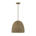 thumbnail image 1 of Trade Winds Lighting 1-Light Pendant Light In Natural Wicker, 1 of 6