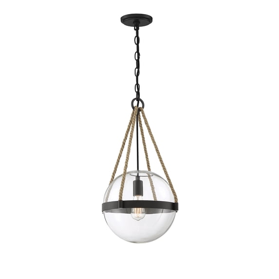 Trade Winds Lighting 1-Light Pendant Light In Oil Rubbed Bronze