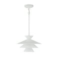 thumbnail image 1 of Trade Winds Lighting 1-Light Pendant Light In White, 1 of 6