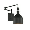 thumbnail image 1 of Trade Winds Lighting 1-Light Wall Sconce In Black, 1 of 8