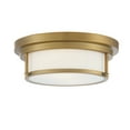 thumbnail image 1 of Trade Winds Lighting 2-Light Ceiling Light In Natural Brass, 1 of 7