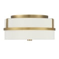 thumbnail image 1 of Trade Winds Lighting 2-Light Ceiling Light In Natural Brass, 1 of 7