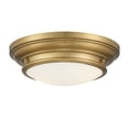 thumbnail image 1 of Trade Winds Lighting 2-Light Ceiling Light In Natural Brass, 1 of 6