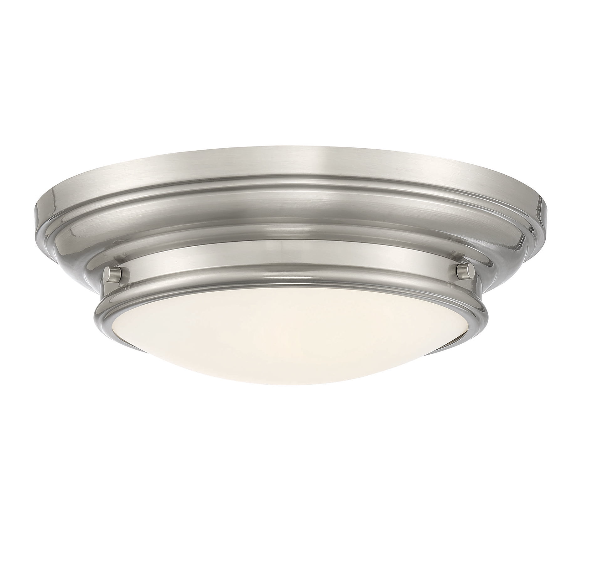 Trade Winds Lighting 2-Light Ceiling Light In Satin Nickel