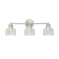 thumbnail image 1 of Trade Winds Lighting 3-Light Bathroom Vanity Light In Brushed Nickel, 1 of 7