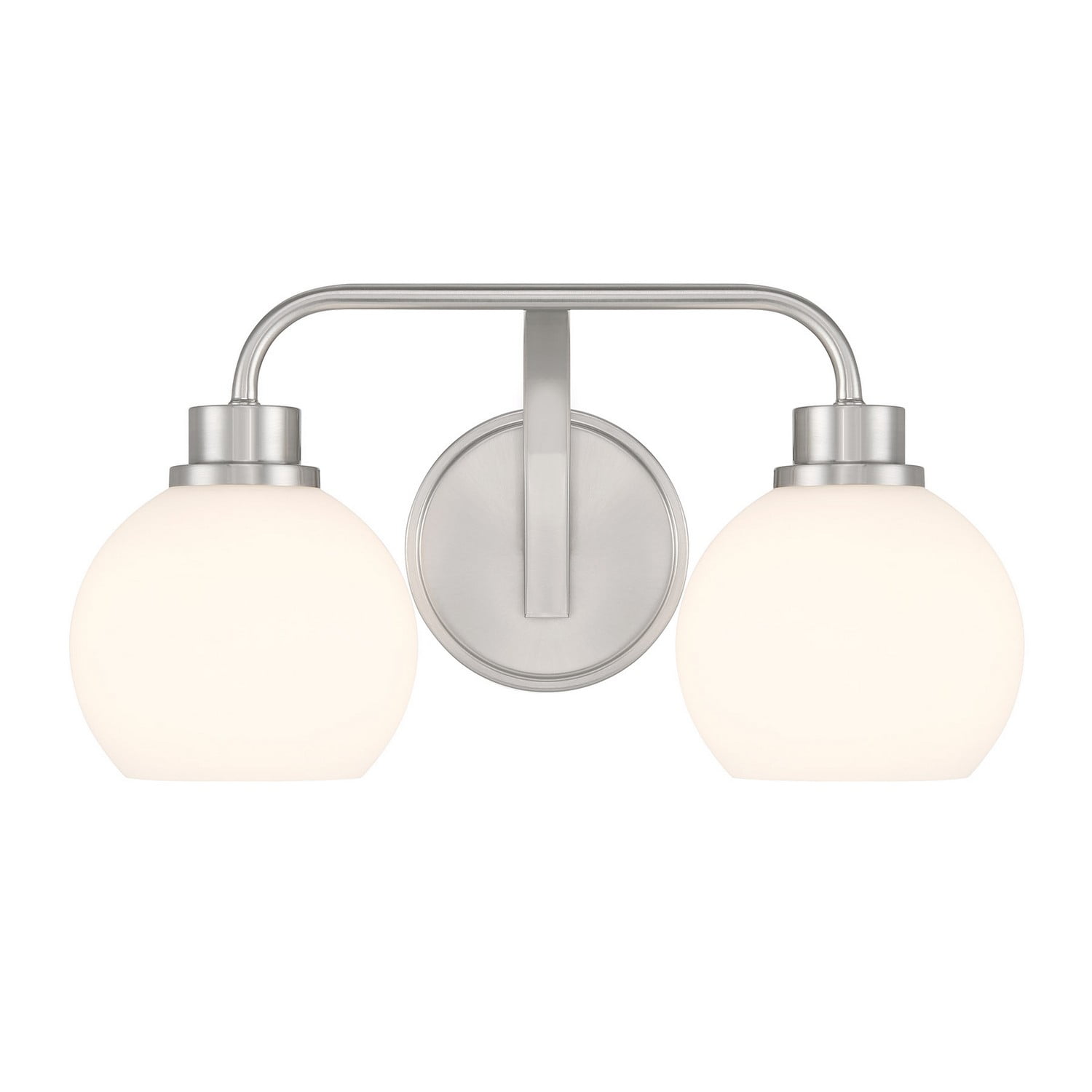 Bathroom Vanity Light in Brushed Nickel