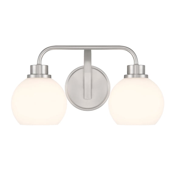 Bathroom Vanity Light in Brushed Nickel