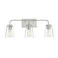 thumbnail image 1 of Trade Winds Lighting 3-Light Bathroom Vanity Light In Brushed Nickel, 1 of 7