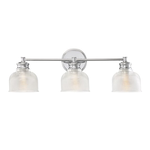 Trade Winds Lighting 3-Light Bathroom Vanity Light In Chrome