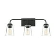 thumbnail image 1 of Trade Winds Lighting 3-Light Bathroom Vanity Light In Matte Black, 1 of 6