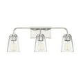 thumbnail image 1 of Trade Winds Lighting 3-Light Bathroom Vanity Light In Polished Nickel, 1 of 6