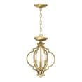 thumbnail image 1 of Trade Winds Lighting 3-Light Ceiling Light In Natural Brass, 1 of 6