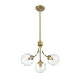 thumbnail image 1 of Trade Winds Lighting 3-Light Chandelier In Natural Brass, 1 of 6